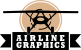 Airline Graphics logo rich black no tag